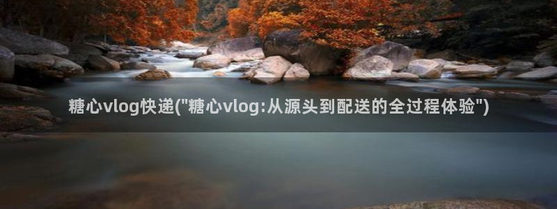 糖心vlog多亿：糖心vlog快递(\